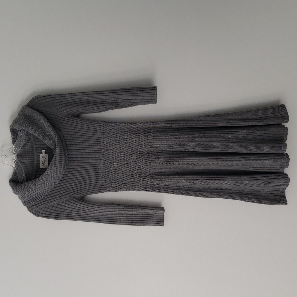 Eliza J sweater dress fit and‎ flare cowl neck size xs